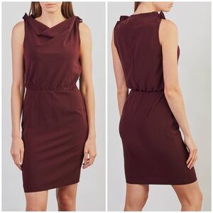 Alice + Olivia Deep Red Sleeveless Mini Dress